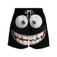 thumbnail image 3 of Mens Beach Shorts Funny Expression Graphic Summer Swim Trunks Novelty Beachwear Sports Vacation Shorts with Pockets 2026 Spring Summer Limited-time offer, 3 of 4