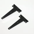 thumbnail image 4 of UPGRATOR 2Pack Triangle Hinges Black Iron for Gates and Furniture Applications, 4 of 8