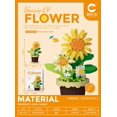 thumbnail image 1 of Building Block Toys for Lego Flowers Roses Sunflower Potted Plant Model Never Fade Flowers Interior Decorations 3D Puzzle Toys, 1 of 6