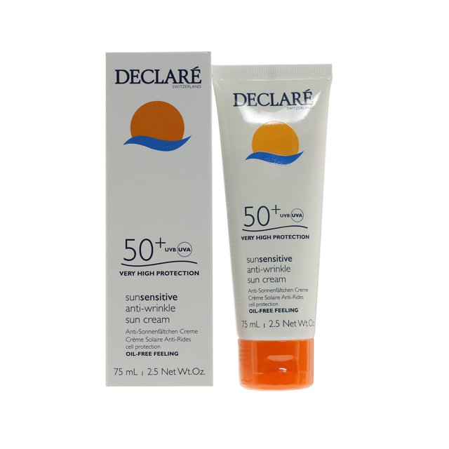 Declarar contra la crema solar contra las arrugas SPF 50 DECLARE Model