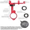 thumbnail image 3 of Bicycle & Motorcycle Phone Mount - Aluminum Bike Phone Holder with 360°Rotation Adjustable Handlebar Phone Holder Compatible with iPhone XS XR 8 Plus,Compatible with Samsung S9/S8 (Silver), 3 of 5