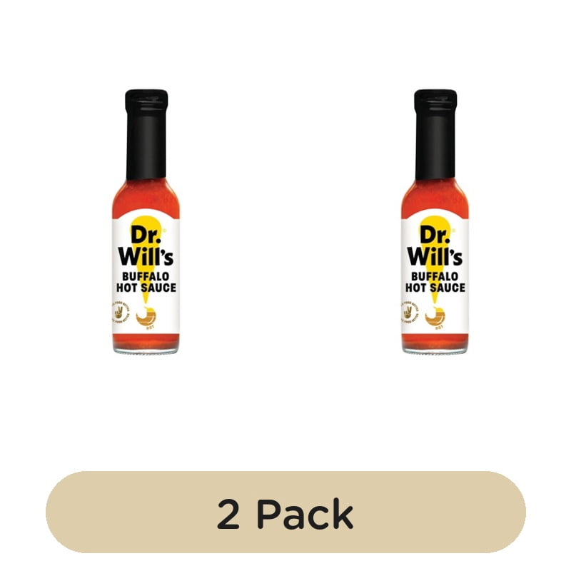 Dr. Will's Buffalo Hot Sauce 148g, British Import (Pack of 2)
