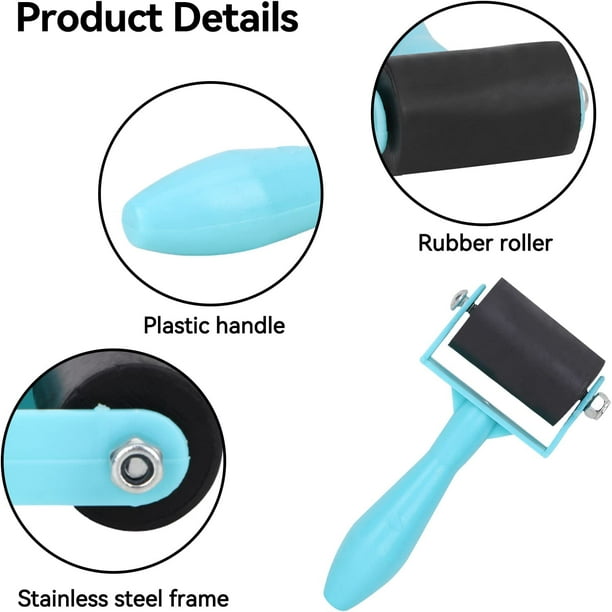 4-Inch Rubber Brayer Roller for Printmaking, Great for Gluing Application  Also. (Original Version)