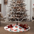 thumbnail image 4 of Rateoe Strawberries Pattern Christmas Tree Skirt with Ties , Christmas Tree Decorations, Farmhouse Christmas Decor Xmas Holiday Decorations-36", 4 of 6
