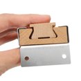 thumbnail image 5 of Unique Bargains 4pcs Wooden Drawer Slides with Metal Slide Glide Bracket, Wood Center Guide Track, 12' (30 CM), 5 of 5