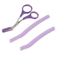 thumbnail image 2 of Kit De Recorte De Cejas, Portátil, Firme, Resistente, Tijeras Para Cejas, Afeitadoras De Acero Inoxidable ABS Para Viajes En Casa Para Principiantes ANGGREK Eyebrow Razor, 2 of 8