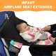 thumbnail image 2 of Portable Airplane Bed for Kids Toddlers, Adjustable Foldable Seat Extender & Foot Rest for Kids Travel Flights Chair, 2 of 5
