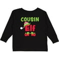 thumbnail image 3 of Inktastic Christmas Cousin Elf Boys or Girls Long Sleeve Toddler T-Shirt, 3 of 5