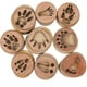 thumbnail image 1 of 1 juego de sellos de madera para jardín, tarjetas de bricolaje, sellos de huellas, sellos de huellas, 1 of 8