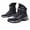 Black, variant on Men's Sneakers Outdoor Workwear Sneakers With Thick Sole Mid Height Ankle Boots For Hiking And Everyday Rugged Use Black 42