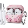 thumbnail image 1 of Funda para videojuegos Wowwat Classic para Samsung Galaxy Buds 3, color rosa, 1 of 7