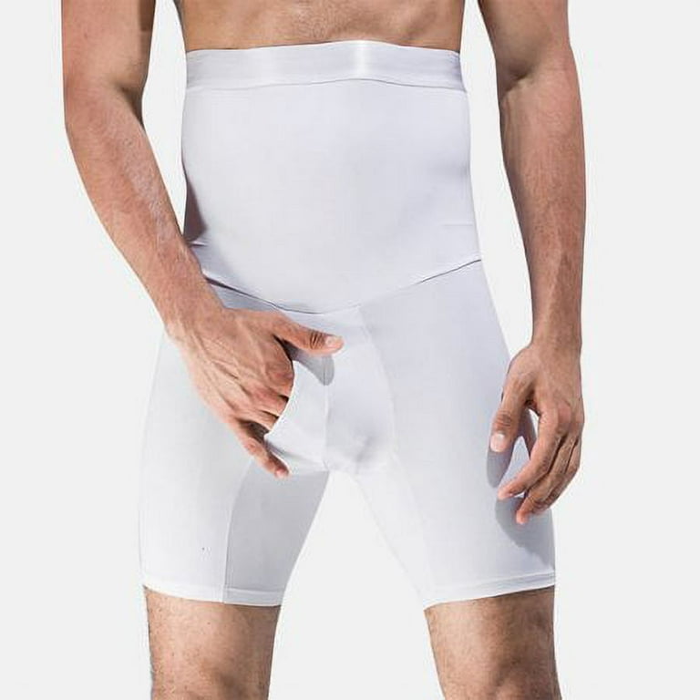 Boxer Girdle Pants Body Shaper Shorts High Waist Men Compression Tummy Slim