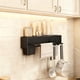 thumbnail image 4 of Portacuchillos multifuncional de pared | Estante de cocina sin taladro y soporte para palillos | Estante moderno para cuchillos y utensilios | Negro o gris, 4 of 6