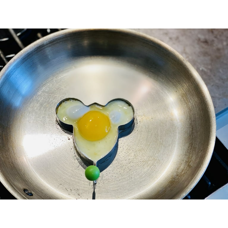 Kitchen Heart Round Fried Egg Mold Stainless Steel Frying Eggs Molds  Pancake Shaper Rings Omelette Mould Home Cooking Gadgets
