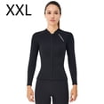 thumbnail image 2 of Vela de buceo 2mm Tops de traje de neopreno TV Thermal Tits UV Protección de UV Buceo Trajes de buceo tamaño grande Traje de surf para Agujeros Aeróbicos Snorkeling XXL Eigraketly OD003293-11, 2 of 7