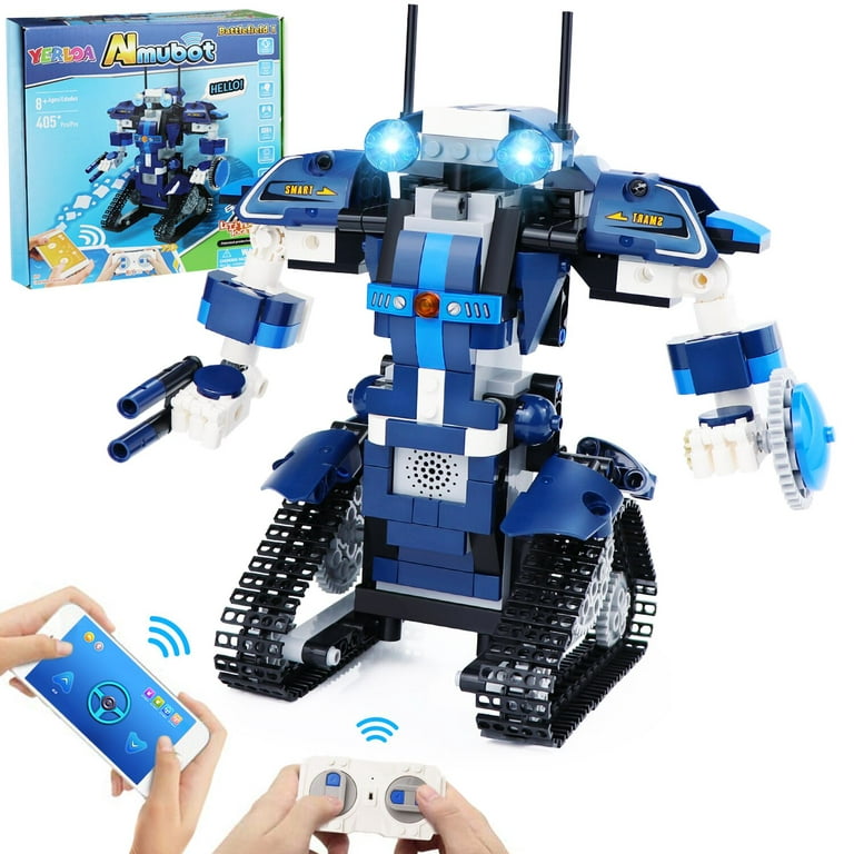 Yerloa Robot Programmable Jouet Garcon 8 Ans, Robot Telecommande Garcon  Jeux de Construction Enfant 8 Ans, Robots électroniques Kit Robot a  Construire Cadeau Garcon 7 8 9 10 11 12 Ans(405 Pièces) : : Jeux  et Jouets