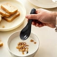 thumbnail image 5 of Ceramic Asian Soup Spoon,Japanese Retro Ceramics Soup Spoon,Long Handle Perfect Depth Spoon for Japanese Ramen Noodles,Chinese Dumpling,Pho,Miso,Wonton,Dishwasher Safe, 5 of 6
