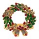 thumbnail image 3 of Set of 8 Napkin Ring Wreath Napkin Ring Holder for Xmas, Thanksgiving, Wedding, Holiday Party Table, 3 of 5