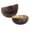 Blue/Metallic Blue/10 Count, variant on Restaurantware Handmade Coconut Bowls 10 Count 15.84 Ounces Mother of Pearl Inlay Coconut Shell Salad Bowl, Decorative Handcrafted Coconut Shell, Decorative Reusable