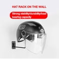 thumbnail image 2 of Wosthever Accesorios de aluminio para motocicleta, soporte para casco, gancho montado en la pared para abrigos, sombreros, gorras, soporte para Almacenamiento y organización del hogar, 2 of 6