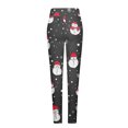 thumbnail image 4 of Mingw Women's Christmas Printed Casual Hip Lifting Yoga Pants Leggings Stretch Pants Training Leggings Pants,Multicolor,XL, 4 of 5