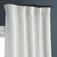 thumbnail image 5 of Half Price Drapes Chalk Off White Bellino Textured Faux Linen Room Darkening Curtains For Bedroom & Living Room Curtains(1 Panel), Curtains 63 Inches Long, 50W X 63L, 5 of 11