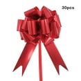 thumbnail image 4 of tredstone 30 Pieces Wedding Pull Bow Ball Shaped Celebration Knot Ribbons Flower Gifts Wrapping Packing Events New Year Christmas Matte red, 4 of 9