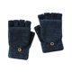 thumbnail image 5 of Soidarity Manoplas sin dedos para hombre y mujer, guantes con tapa, táctil de Handy Winter Warm Ciclismo azul oscuro, 5 of 6