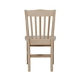 thumbnail image 4 of Linon Halsey Dining Chairs, Set of 2,Unfinished, 4 of 15
