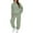 Green, variant on Womens 2 Piece Outfits Hoodie Sweatsuit Sets Over Sized Sweatshirt Baggy Fall Fashion Sweatpants with Pockets, for Winter Lounge and Casual Activities,Coffee,L