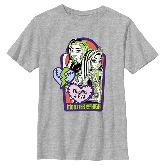 Boys Monster High Cleo and Frankie Friends 4eva T Shirt