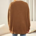 thumbnail image 4 of Women's Cardigan Open Front Oversized Button Lightweight Sweaters V Neck Loose Cardigans Knit Outwear Lightweight Knitted Sweater Tops, 4 of 6