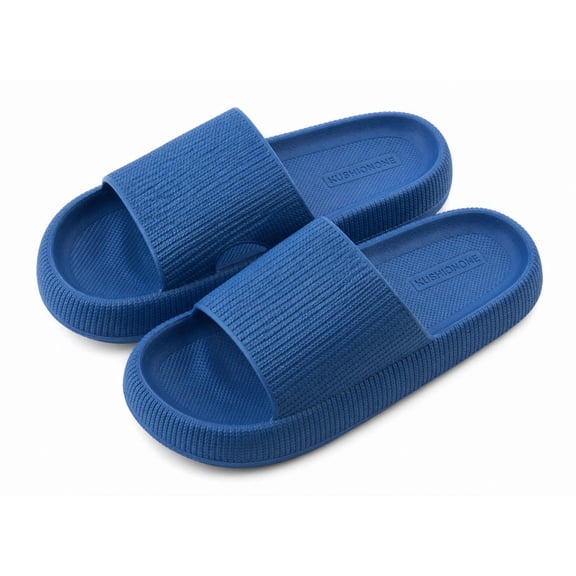KUSHIONONE Slippers for Women Non-Slip Quick Drying Shower Sandals with Thick Sole