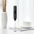 thumbnail image 1 of Handheld Electric Milk Frother Household Foam Maker Mini Blender For Coffee Frappe Latte Matcha Chocolate black, 1 of 5