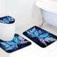 thumbnail image 1 of Juego de 3 alfombrillas antideslizantes para bañera, alfombrilla para baño, alfombrilla para inodoro, 1 of 7