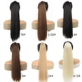 thumbnail image 3 of Synthetic 18inch/20inch/22inch/24inch/26inch/28inch/32inch long straight wig ponytail, headband ponytail, elastic rope ponytail, 3 of 9