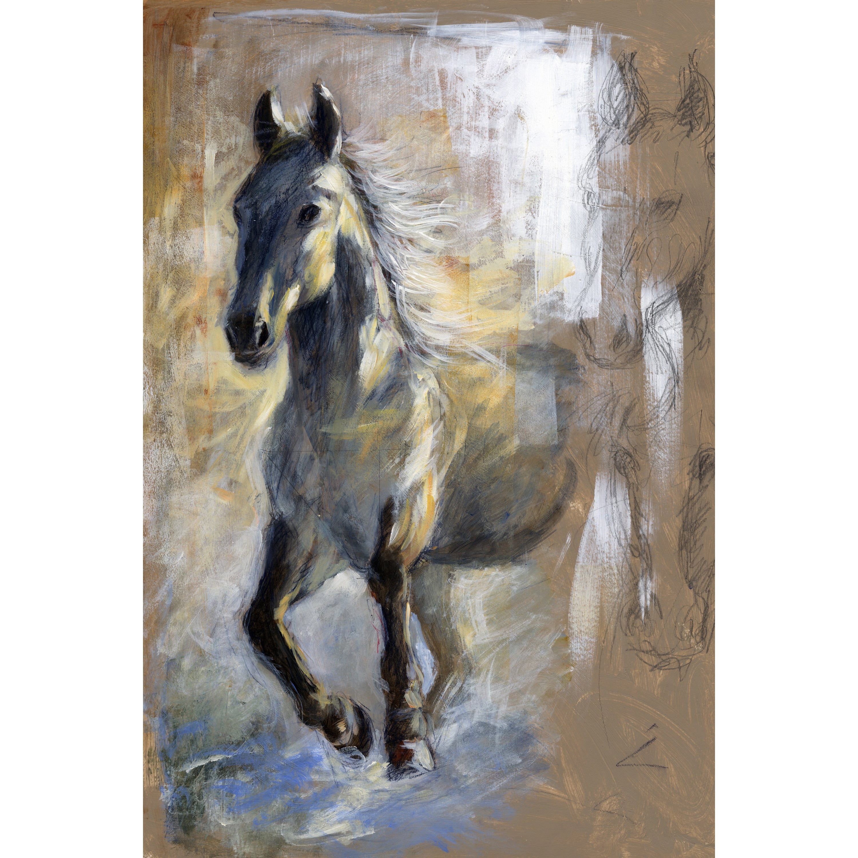 "Emerging" Painting Print on Wrapped Canvas