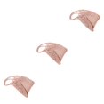 thumbnail image 1 of kurtrusly Fashionable And Functional Straw Beach Bag For Any Occasion Space-saving Blended Straw Handbag pink 3Set, 1 of 6