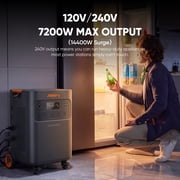 Jackery E5000AC Plus 5030Wh Whole-Home Backup Power Station with 500X Solar Panel, 7200W Solar Kit for Whole-Home Backup & Power Outages