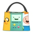 thumbnail image 2 of Adventure Time Finn Jake BMO Portable Lunch Bags Insulation Lunchbag Thermal Bento Bag Lunch Box Reusable Picnic Bag Snack Bag Ice Bag, 2 of 9