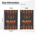 thumbnail image 6 of Black Music Month Garden Flag Decoration Yard Farmhouse Double Sided Holiday Party Outdoor Camping Decor Flags 12x18in, 6 of 7