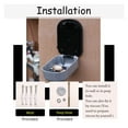thumbnail image 3 of Key Lock Box Wall Mounted Aluminum Alloy Key Safe Box 4 Digit Combination Key Storage Lock Box Indoor Outdoor Keys Storage Box ,Easy to Use, 3 of 7
