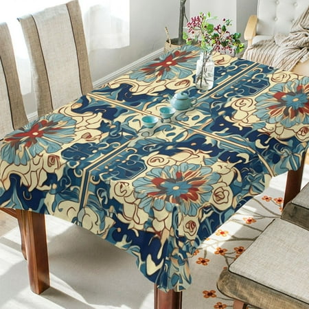 

BZSMCE Square Tablecloth Pattern Painting Pattern Tableclothes