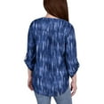 thumbnail image 2 of NY Collection Womens Petites Button Pullover Top, 2 of 2