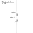 thumbnail image 2 of Fusibles de cerámica de alambre de fusible lento 5mm x 20mm 250V T8A 10Pcs, 2 of 5
