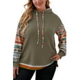 thumbnail image 5 of Redhotype Vibrant Aztec Hoodie - Plus Size Eco-Friendly Chic!, 5 of 5