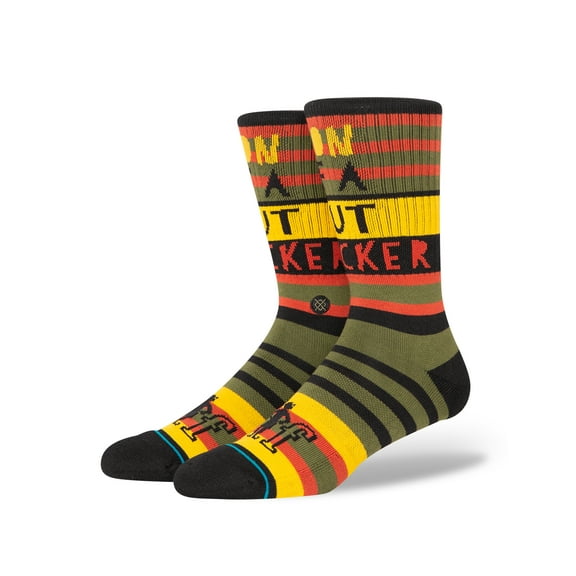 Stance Elf Son Of A Christmas Crew Socks Black in size US 6 - 9