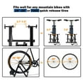 magnetic indoor bicycle bike trainer exercise stand 5 levels of resistance bt9