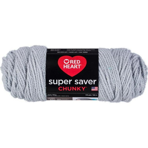 Red Heart Super Saver Chunky YarnLight Grey