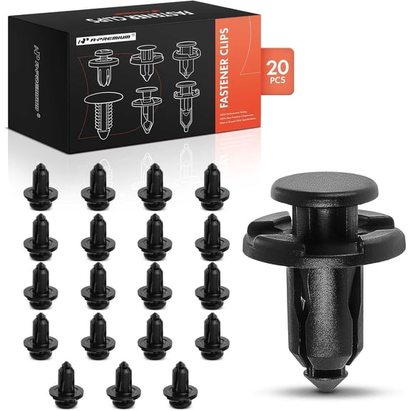 A-Premium 20PCS Nylon Retainer Clip Fasteners Compatible with Subaru Outback 2000-2019, Forester 2000-2019, Impreza 2000-2019, Legacy, Ascent, BRZ, Tribeca, Baja, WRX, WRX STI - for 10mm Hole